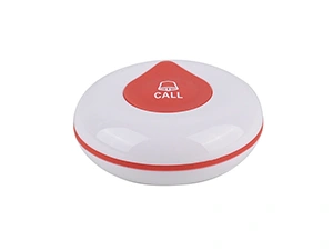 CS-O1 Single-Button Round Waterproof Silicone Pager