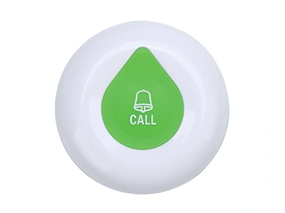 Round Waterproof Silicone Single-Button Pager
