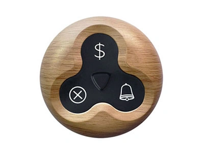 Three-Button Round Waterproof Silicone Pager (Dollar Symbol)