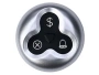 Three-Button Round Waterproof Silicone Pager (Dollar Symbol)