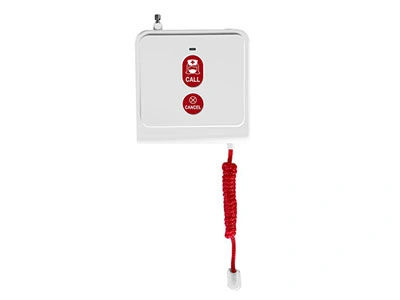 Two-Button Pull-Cord Emergency Alarm Pager (Nurse Call Pull-Cord Unit)